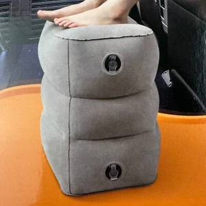 Inflatable Office Travel Footrest Leg Foot Rest Cushion Pillow Pad adjustable - Picture 1 of 7