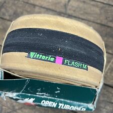Tubular Tire Vittoria 700c Vintage Flash M NOS Tan Gum Bicycle New Italy 1
