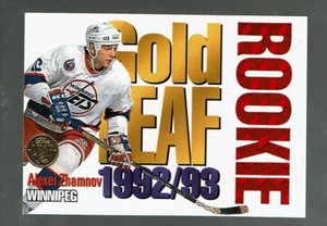 1993-94  Leaf.  Gold Rookies.    Alexei Zhamnov.     #5 of 15