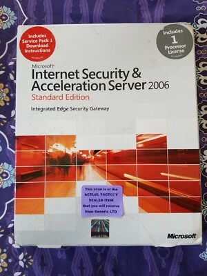 Factory Sealed-E84-00949 Microsoft Internet Security & Acceleration Server 2006 - Image 1 of 4