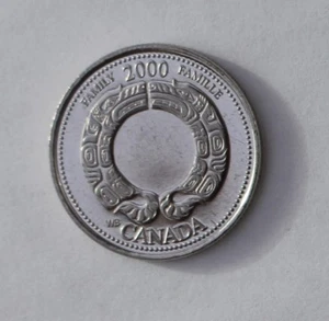 2000 Canada Quarter August Family Uncirculated from a bank roll - Picture 1 of 1