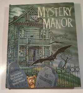 Vintage Halloween Mystery Manor Spooktacular 3D Spielset Popup Buch Schweinchen Zehenpresse - Bild 1 von 12