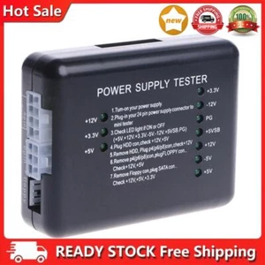 Testeur d'alimentation vérificateur compteur PC ordinateur alimentation mesure diagnostic test - Photo 1/8