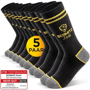 5 Paar Arbeitssocken Arbeit Socken Baumwolle Herren Socken Work - Schmitz.Tools - Bild 1 von 7