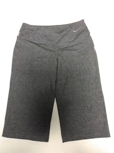 NEW Girls Youth Kids NIKE 425463 020 Grey Fitted Dri Fit Capri Pants - Picture 1 of 2