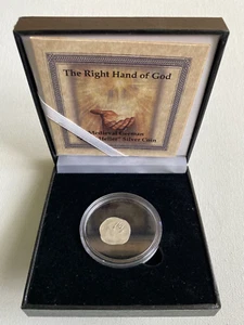 Hand Of God Medieval German SILVER Coin COA & Capsule & Display Box Inc. - Picture 1 of 7