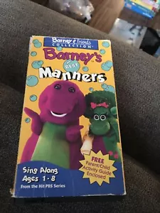 BARNEY & FRIENDS COLLECTION: BARNEY'S BEST MANNERS VHS EDUCATIONAL FREE SHIPPING - Picture 1 of 7
