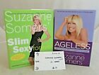 Suzanne Somers Lot / 2 Hardcover / Slim & Sexy Forever, Ageless / Health Beauty