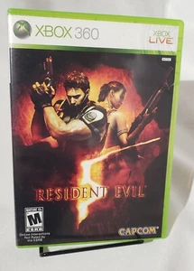 Resident Evil 5 Xbox 360 Complete CIB Capcom Havok - Picture 1 of 5