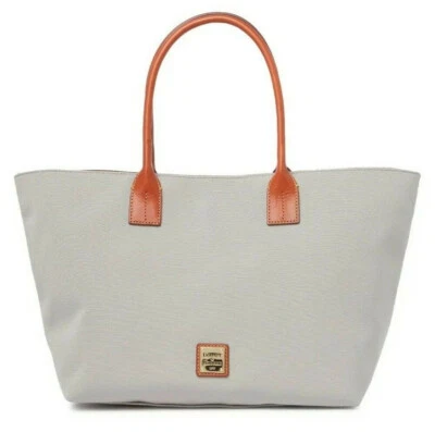 Dooney & Bourke Cabriolet Medium Russel Shopper Weekender Tote Bag  Grey NWT - Image 1 of 3