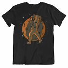 Chemise de lancer à la hache pour homme - T-shirt astronaute lance à la hache espace spatial