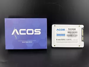 ACOS SSD Hard DiskDrive "2.5 Sata 3 Internal Solid State Drive For Laptop 512GB - Picture 1 of 3