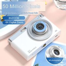 Autofocus 4K Ultra-High Definition 50 Megapixel Digital Camera 8x Optical Zoom