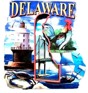 Imán de nevera Artwood de montaje de Delaware - Imagen 1 de 1
