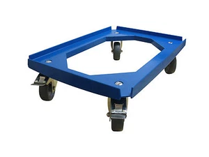 Transportroller 600x400 Transportwagen - Bäckerei - blau - Kistenroller 2xFest. - Bild 1 von 3
