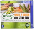 Bio Bag Compostable Small 3 Gallon Bags 48 Count by BioBag