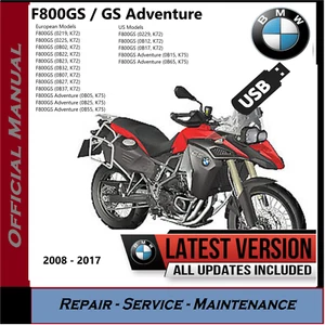 BMW F800GS / GS F800 Adventure Workshop Service Repair Manual 2008 - 2017 USB - Picture 1 of 6