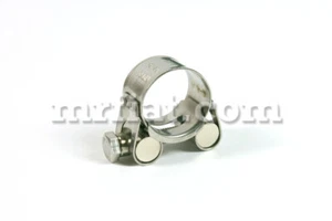 Fiat Dino 2000 2400 Steel Fuel Hose Bolt Joint Clamp New - Imagen 1 de 1