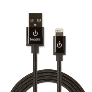 Cable trenzado de carga/sincronización CableLinx Lightning MFi - Cargador de iPhone certificado MFi - Imagen 1 de 25