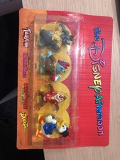 New Set of 4 Vintage Disney Afternoon Kelloggs Figures Chip n Dale Duck Tails