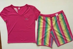 NWT Limited Too 2PC Set PJ SS Short Sleeve Top Bermuda Shorts Pajamas Outfit 12 - Picture 1 of 3