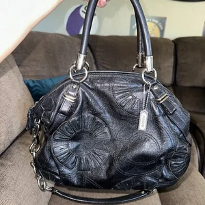 Vintage Y2K Coach Madison Sophia schwarz Leder Umhängetasche Handtasche 16356 - Bild 1 von 6