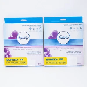 Eureka RR Vacuum Bags Febreze Spring & Renewal Scent 2 packs 6 bags total - Picture 1 of 9