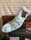 Cuddl Duds Aqua Mint Snowflake Faux Sherpa Cozy Lined Gripper Socks O/S New