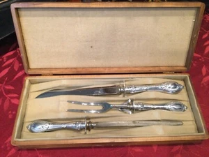 Sheffield England 3 Piece Boxed Carving Set - Picture 1 of 5
