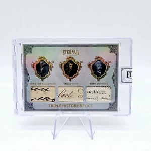 2024 Eternal Cuts Isaac Newton Einstein Benjamin Franklin Triple Relic /50 - Bild 1 von 2
