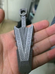 Titanium EDC PRY BAR OPENER  OUTDOOR FELL PENDANT - Picture 1 of 4