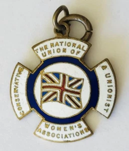 Union Of Conservative Women Association UK Authentic Badge Pin Rare Vintage (H8) - Imagen 1 de 2