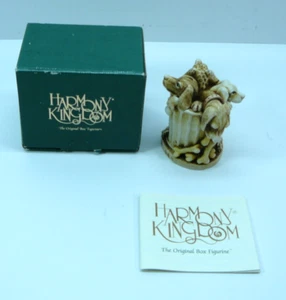 Harmony Kingdom Nic Nac Paddy Wac Hunde Mülleimer Figur Schmuckstück [O] - Bild 1 von 7