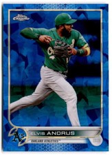 2022 Topps Chrome Sapphire Edition #520 Elvis Andrus  Oakland Athletics