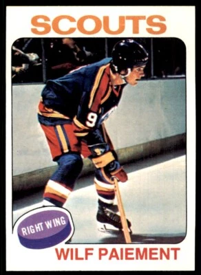 1975-76 Topps NM-MT (Vending) Wilf Paiement #195 - Image 1 of 2