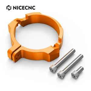 CNC Exhaust Flange Guard For KTM 250 300 XC SX XCW XC-W Six Days XC-W TPI 17-22 - Picture 1 of 8