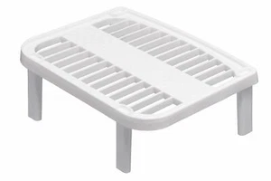 Shelf White Stackable Storage Shelf - White - Kitchen Cabinet - Picture 1 of 1