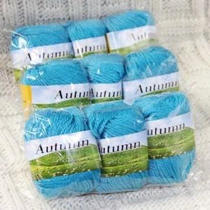 AIP Sale 9 Balls X50gr DIY Hand Knitting Yarn Soft Blankets Wool Silk Velvet 18 - Picture 1 of 15