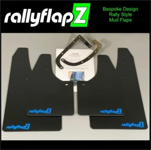rallyflapZ | Mudflaps fit FORD TRANSIT CUSTOM 18+ FL SPORT Black 5mm PVC *S RFNB - Picture 1 of 1