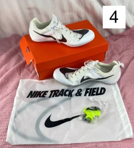 NEU Größe 11/12,5 Nike Zoom Rival Sprint weiß schwarz Herren Damen Leichtathletik - Bild 1 von 7