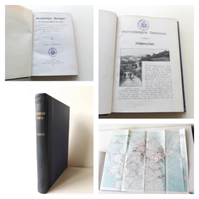 1908 PICTURESQUE DONEGAL Its Mountains, Rivers, and Lakes by EDGAR S. SHRUBSOLE - Image 1 of 4