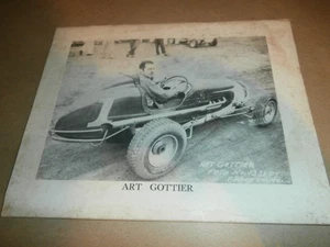 Vintage Hatfield PA Speedway Programm Midget Rennwagen Kunst Gottier 50er Jahre ?? - Bild 1 von 16