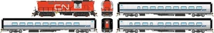 Rapido Trains 131502 Canadian National Tempo HO Gauge Diesel Train Set MT/Box - Foto 1 di 1