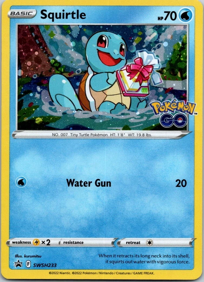 Black Star Promo Squirtle SWSH233 Promo SWSH: Sword & Shield Promo Cards - Image 1 of 2