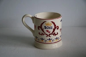 2011 EMMA BRIDGEWATER Hurrah for William & Kate Mug Wedding Royal ENGLAND - Picture 1 of 5