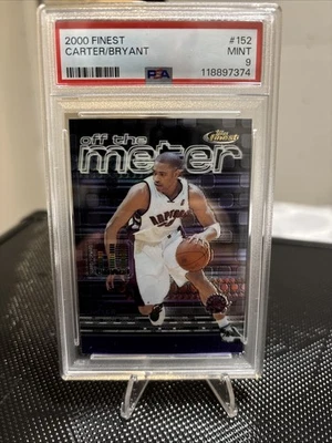 2000 Finest Carter/Bryant Off the Meter PSA 9 Basketball Card #152 - Image 1 of 2
