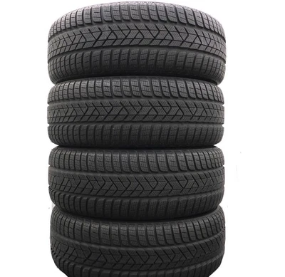 225 45 19 4X PIRELLI 225/45 R19 96V RUNFLAT SOTTOZERO Pneus D'Hiver 2018 7,2Mm - Photo 1/4