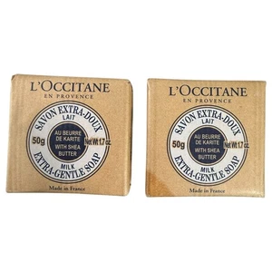 Loccitane en Provence Extra Gentle Soap Milk Shea Butter 50g / 1.7 oz (Set of 2) - Picture 1 of 8