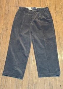 Ralph Lauren Corduroy Pants Mens Size 36x32 Medium Brown Polo Cords Andrew B13 - Picture 1 of 3