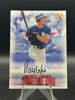Ricky Ledee 1998 Skybox EX 2001 Signature Autograph - Image 1 of 2